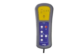 Poltrona de massagens reclinável tecido cinzento-acastanhado SHL700435