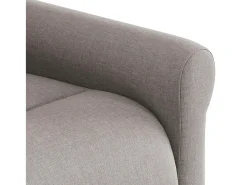 Poltrona de massagens reclinável tecido cinzento-acastanhado SHL202385
