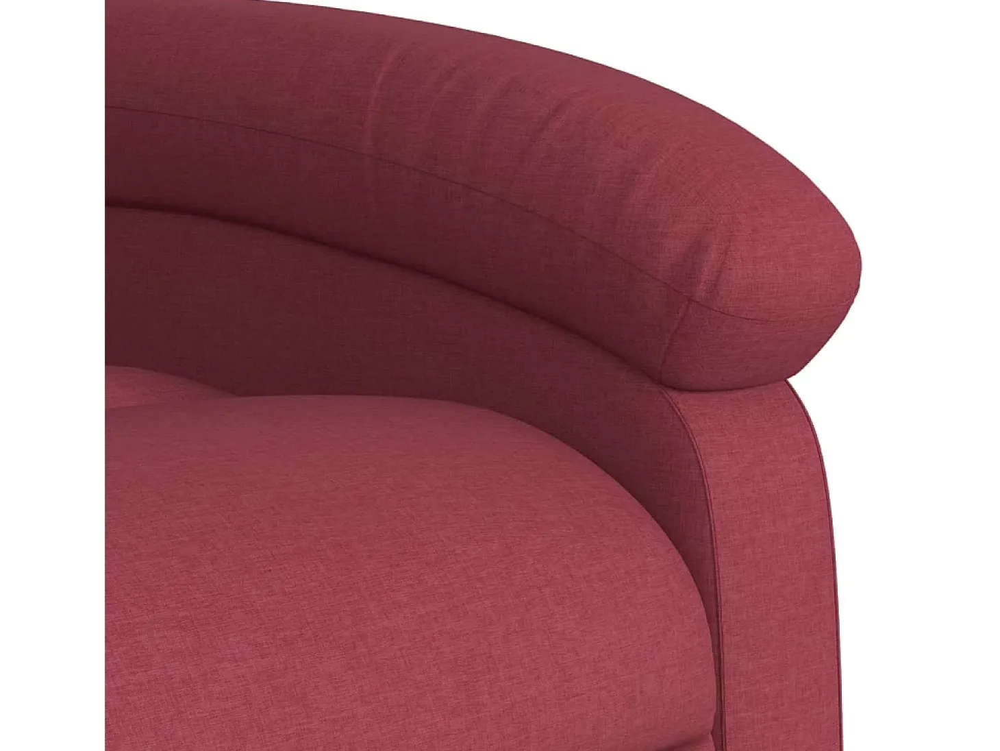 Poltrona de massagens reclin. elevatória tecido vermelho tinto SHL992427