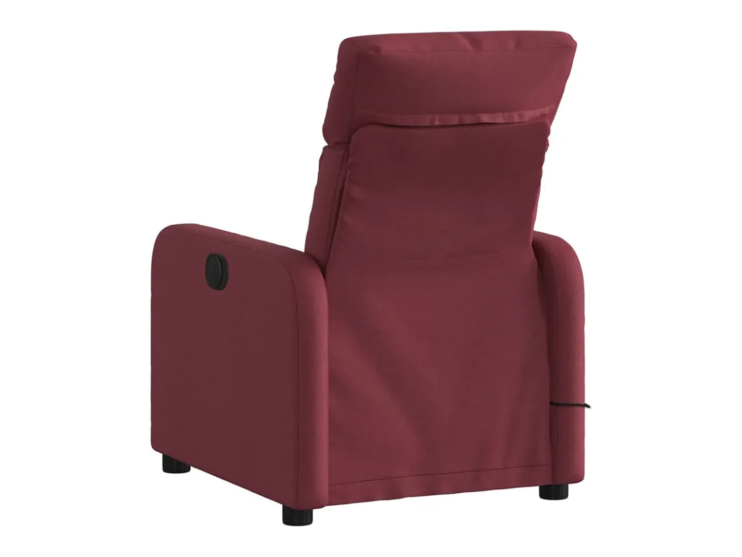 Poltrona de massagens reclinável tecido vermelho tinto SHL742077