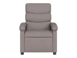 Poltrona de massagens reclinável tecido cinzento-acastanhado SHL850249