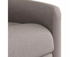 Poltrona de massagens reclinável tecido cinzento-acastanhado SHL883352