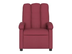 Poltrona de massagens reclinável tecido vermelho tinto SHL963450