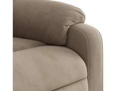 Poltrona de massagens reclinável tecido de microfibra SHL291986