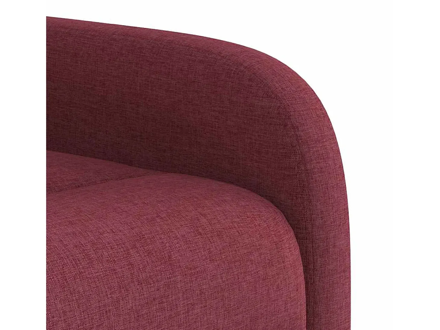 Poltrona de massagens reclinável tecido vermelho tinto SHL39008