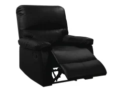 Poltrona de relaxamento "Lincoln" - 90 x 89 x 103 cm - Preto