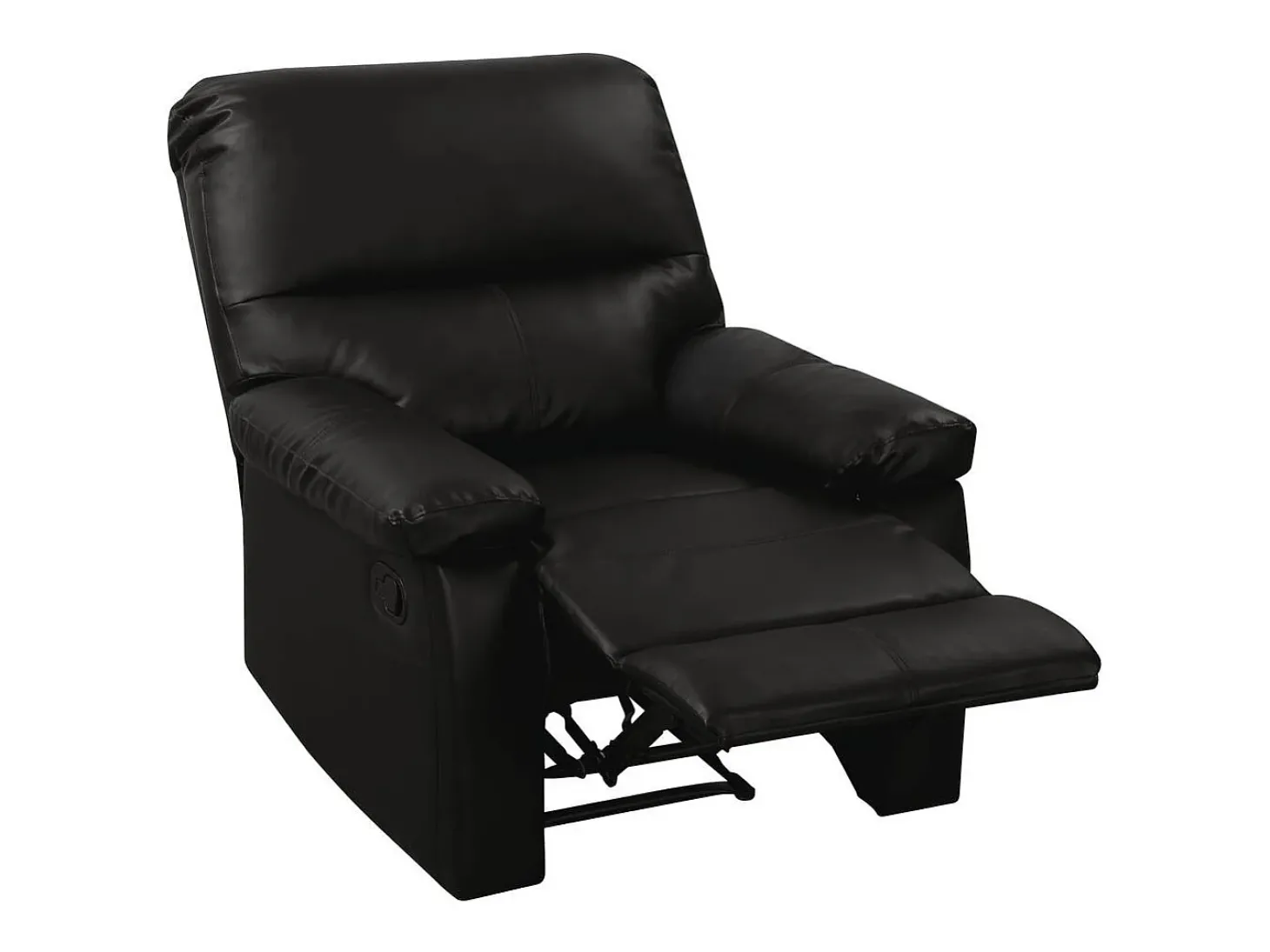 Poltrona de relaxamento "Lincoln" - 90 x 89 x 103 cm - Preto
