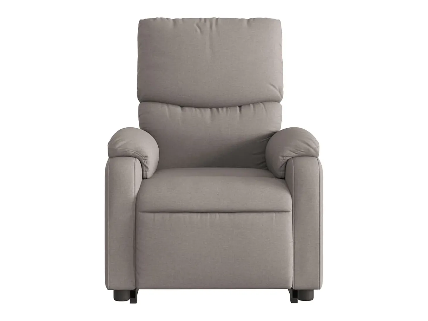 Poltrona elétrica elevatória massagens tecido cinza-acastanhado SHL694904