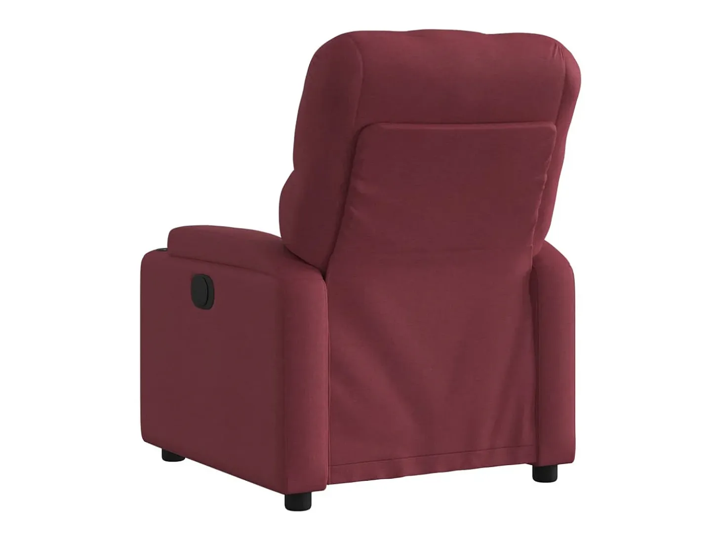Poltrona elétrica reclinável tecido vermelho tinto SHL408710