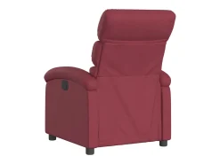Poltrona elétrica reclinável tecido vermelho tinto PT815700