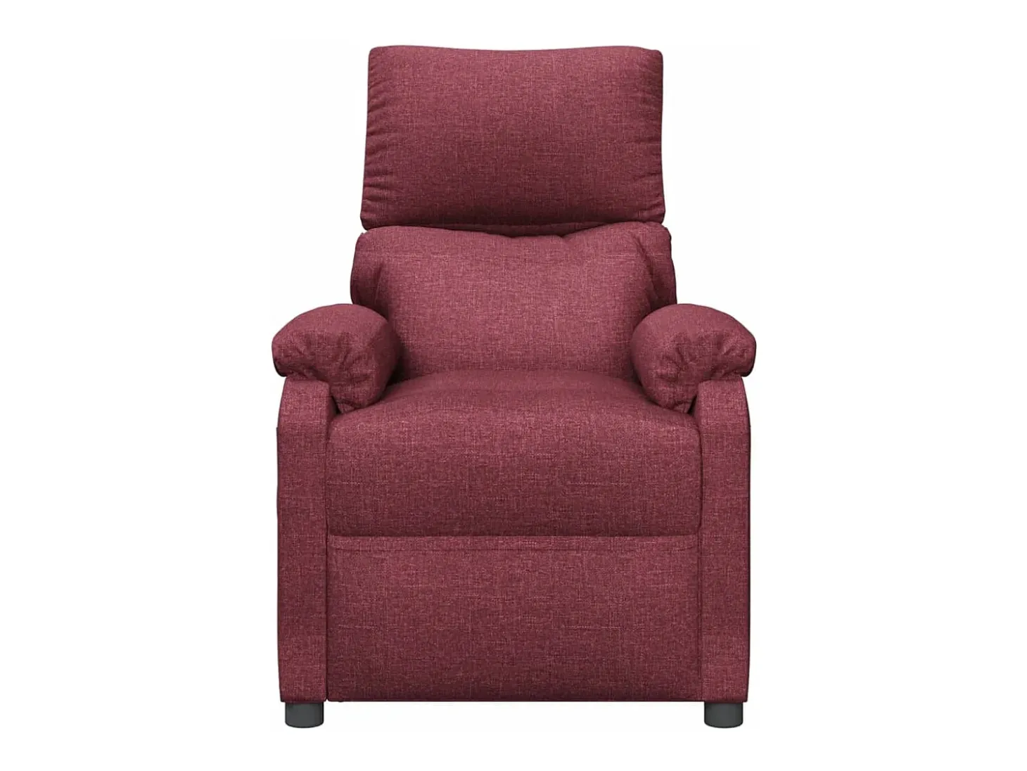 Poltrona elétrica reclinável tecido vermelho tinto SHL541821