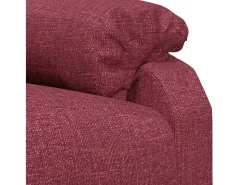 Poltrona elétrica reclinável tecido vermelho tinto SHL541821