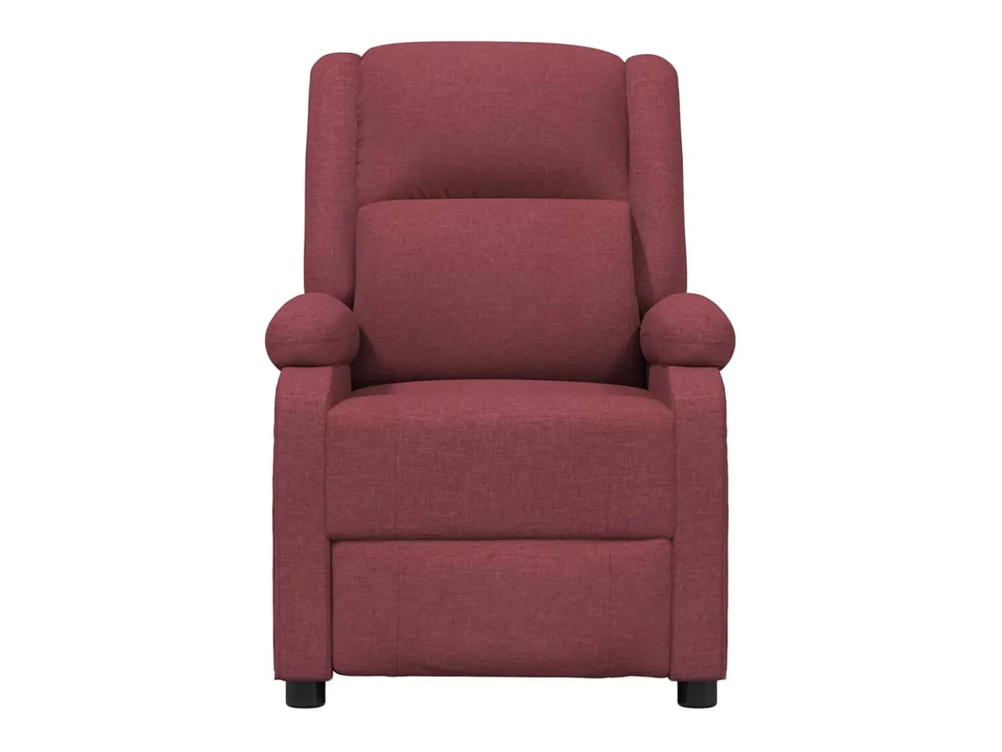 Poltrona elétrica reclinável tecido vermelho tinto SHL57925