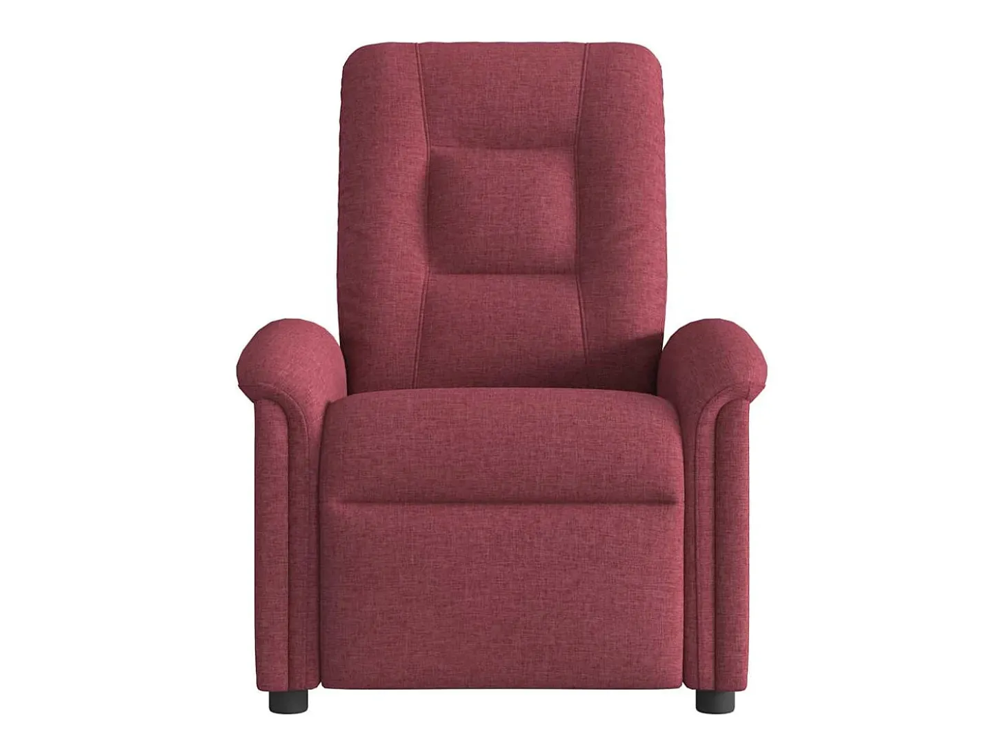 Poltrona elétrica reclinável tecido vermelho tinto SHL600653