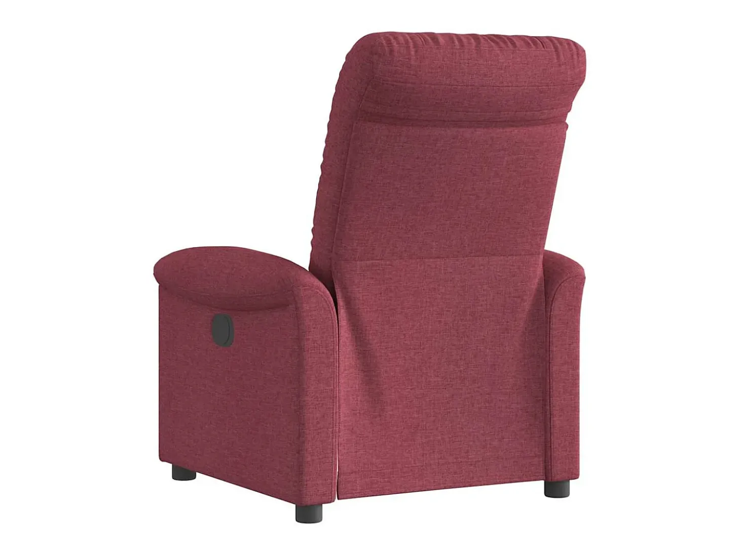 Poltrona elétrica reclinável tecido vermelho tinto SHL600653