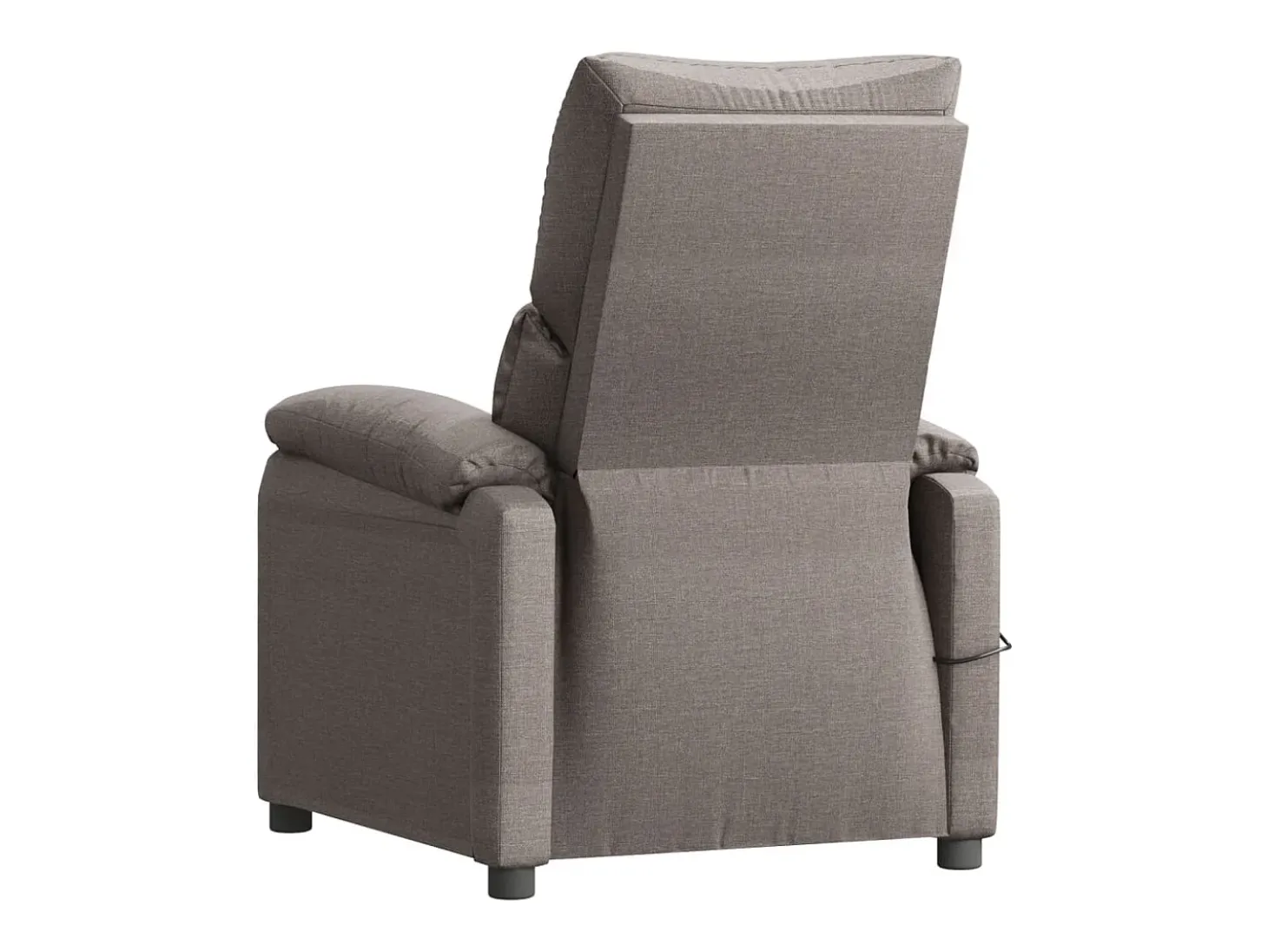Poltrona elétrica reclinável tecido cinzento-acastanhado SHL694029