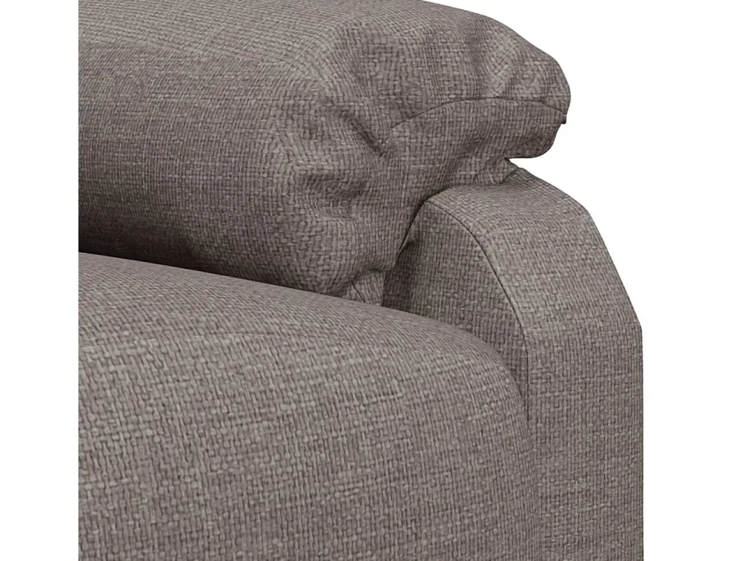Poltrona elétrica reclinável tecido cinzento-acastanhado SHL694029