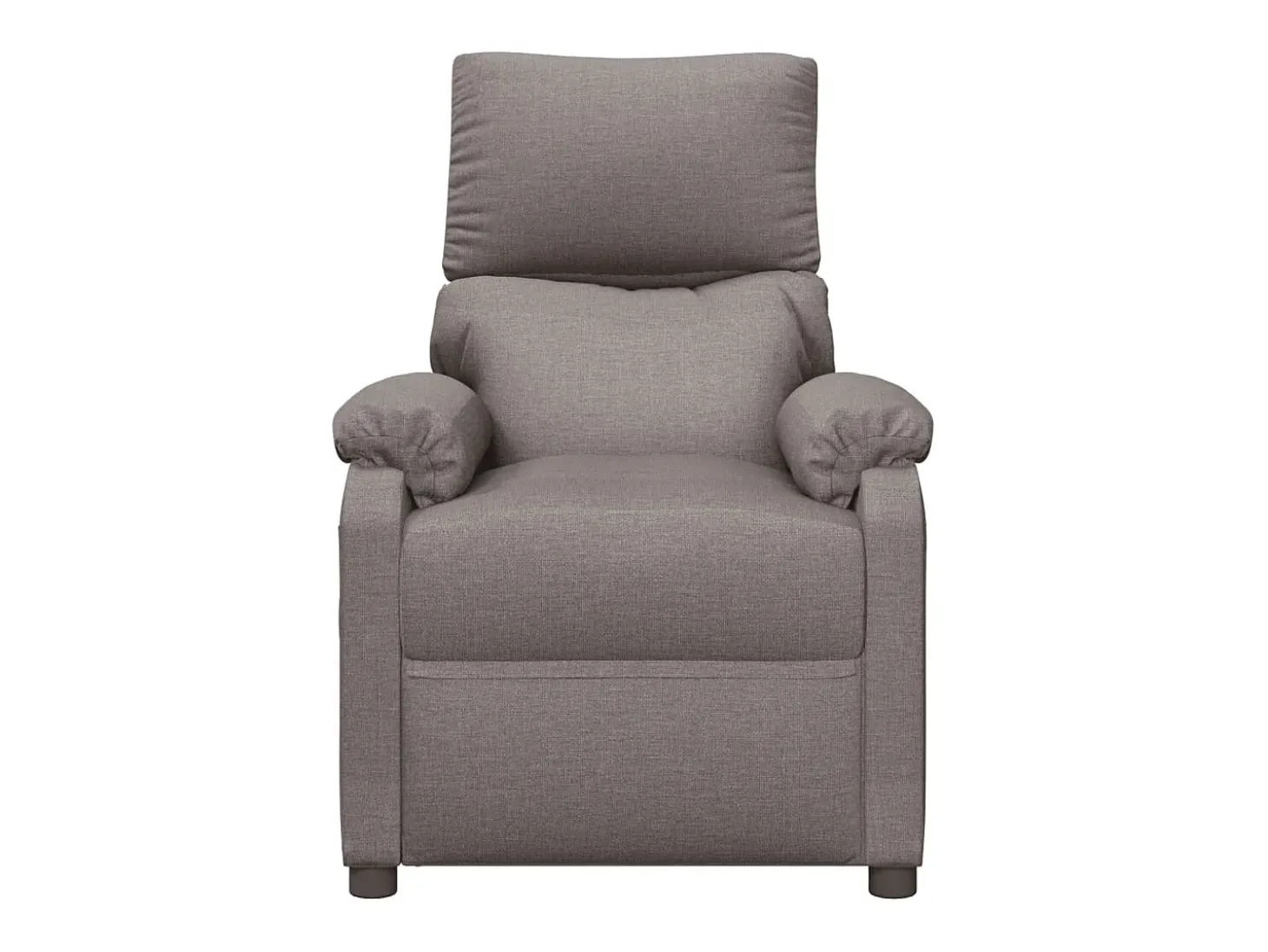 Poltrona elétrica reclinável tecido cinzento-acastanhado SHL694029