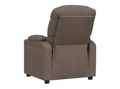 Poltrona elétrica reclinável tecido cinzento-acastanhado SHL85225