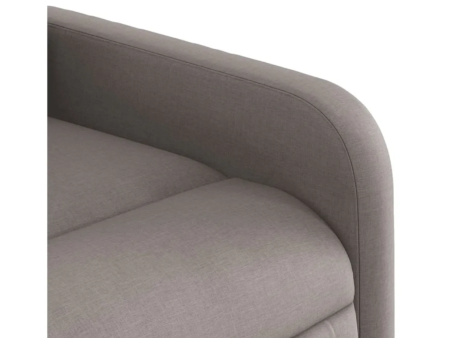 Poltrona elétrica reclinável tecido cinzento-acastanhado SHL849398