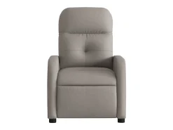 Poltrona elétrica reclinável tecido cinzento-acastanhado SHL849398