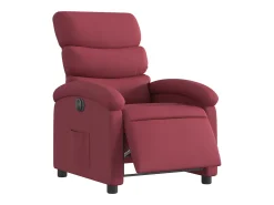 Poltrona elétrica reclinável tecido vermelho tinto SHL934850