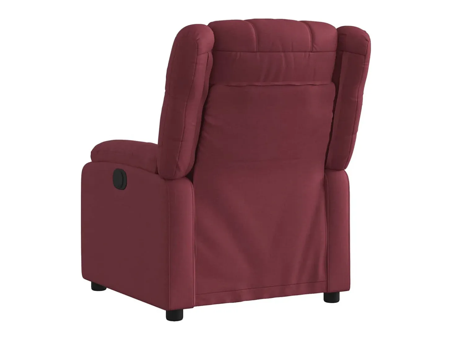 Poltrona elétrica reclinável tecido vermelho tinto SHL287973