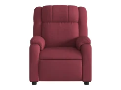 Poltrona elétrica reclinável tecido vermelho tinto SHL287973