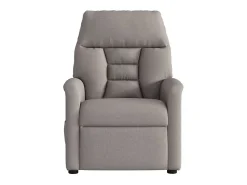 Poltrona elétrica reclinável tecido cinzento-acastanhado SHL311553