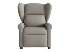 Poltrona elétrica reclinável tecido cinzento-acastanhado SHL598345