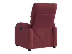 Poltrona elétrica reclinável tecido vermelho tinto SHL141465