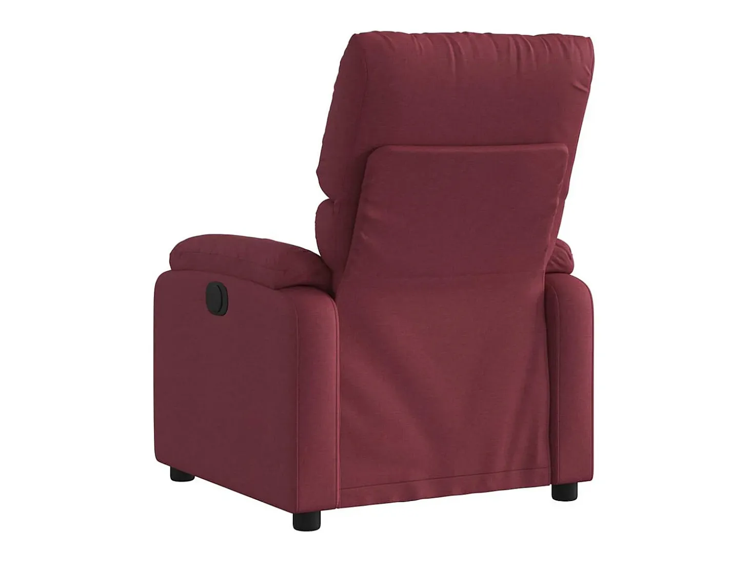 Poltrona elétrica reclinável tecido vermelho tinto SHL141465