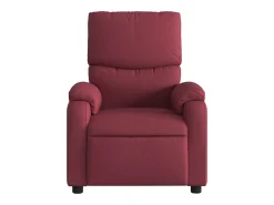 Poltrona elétrica reclinável tecido vermelho tinto SHL141465