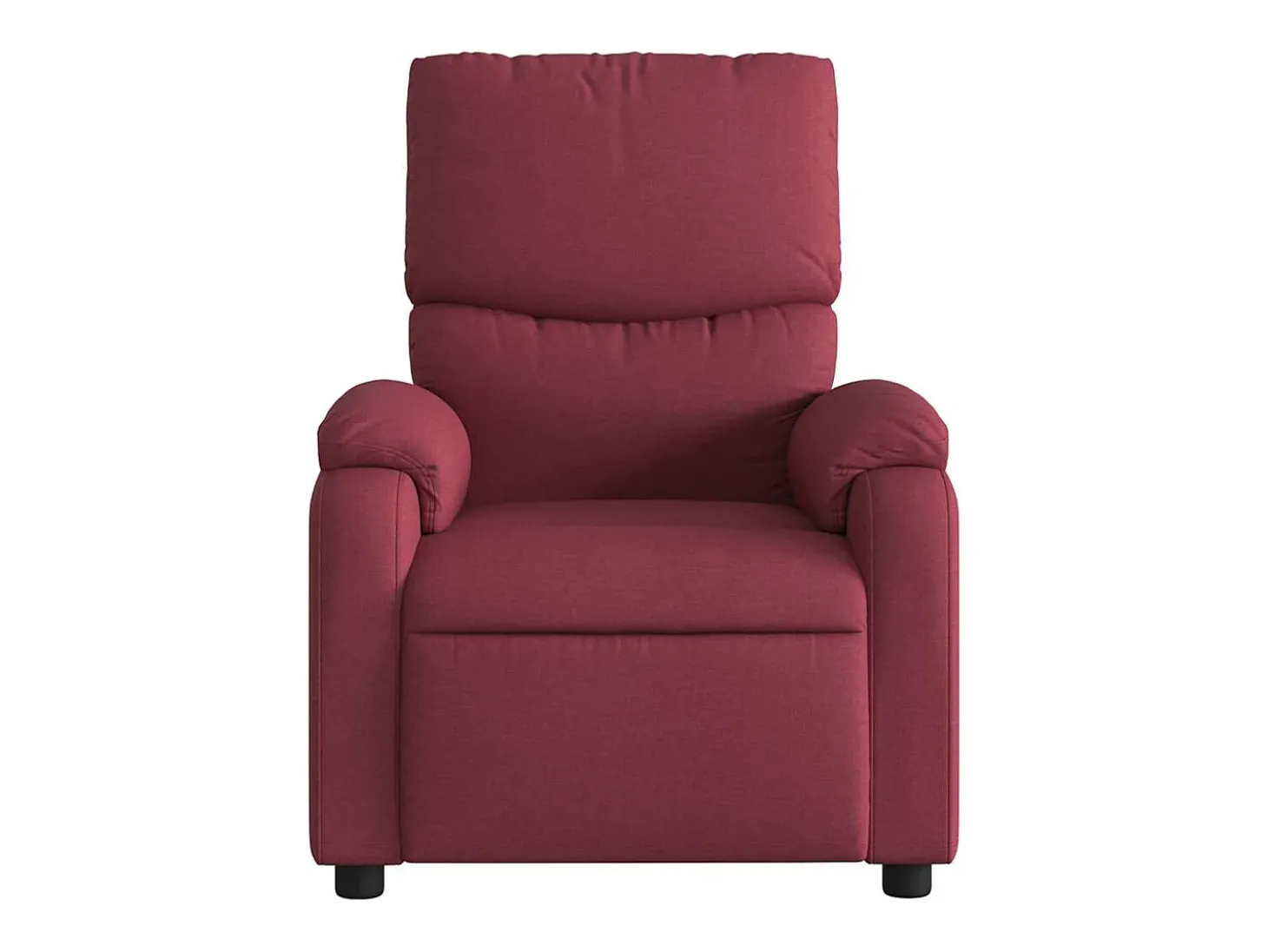 Poltrona elétrica reclinável tecido vermelho tinto SHL141465