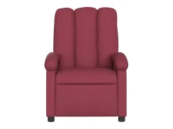 Poltrona elétrica reclinável tecido vermelho tinto SHL264987