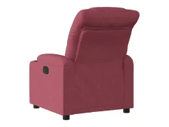 Poltrona elétrica reclinável tecido vermelho tinto SHL265763
