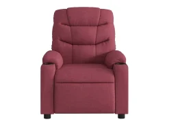 Poltrona elétrica reclinável tecido vermelho tinto SHL265763