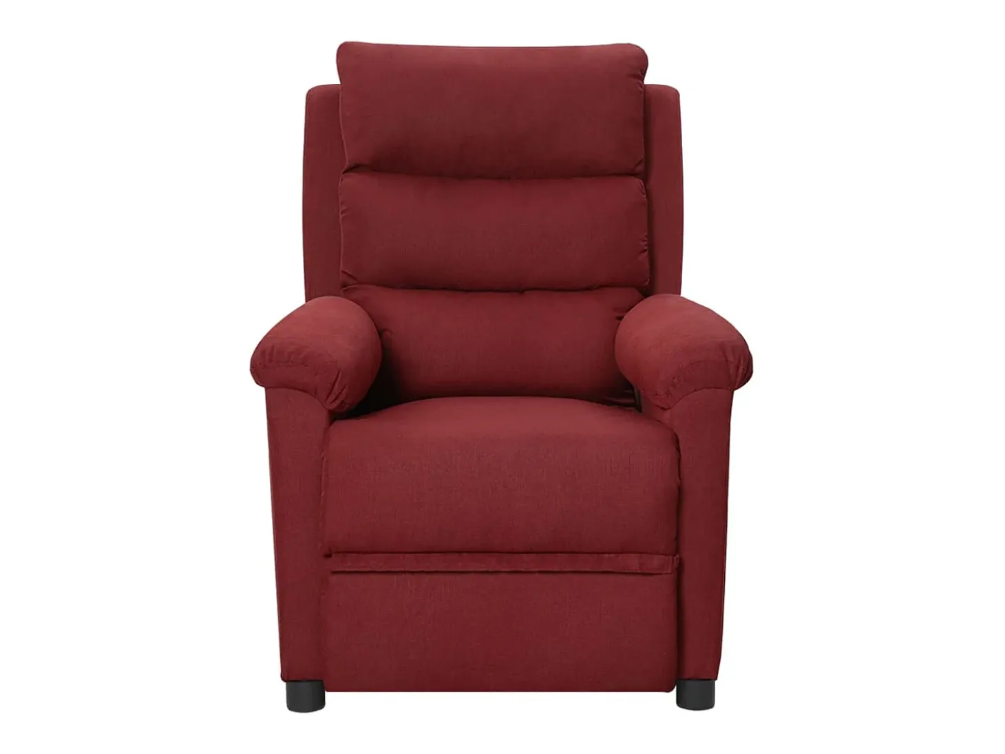 Poltrona elétrica reclinável tecido vermelho tinto SHL898828