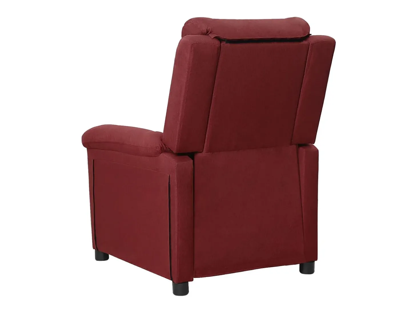 Poltrona elétrica reclinável tecido vermelho tinto SHL898828