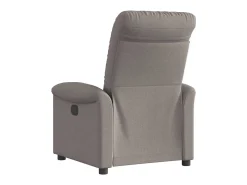 Poltrona elétrica reclinável tecido cinzento-acastanhado SHL85866