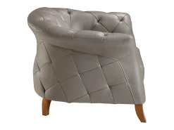 Poltrona em pele cinzenta 5132 ANGEL CERDA