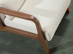 Poltrona em tecido branco 5100 ANGEL CERDA