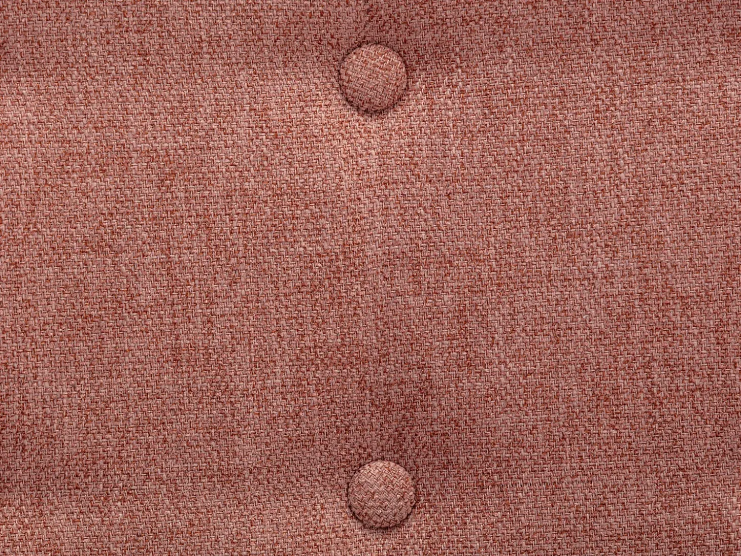 Poltrona em tecido cor-de-rosa capitonê estilo escandinavo VATELY