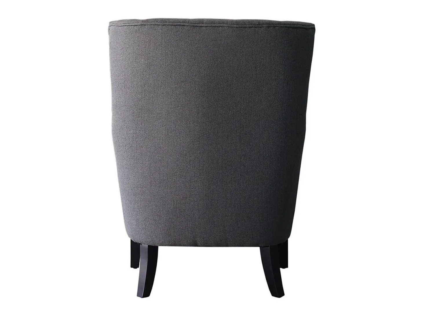 Poltrona Escandinava Tecido "Duchesse" - 76 x 83 x 100,5 cm - Cinza