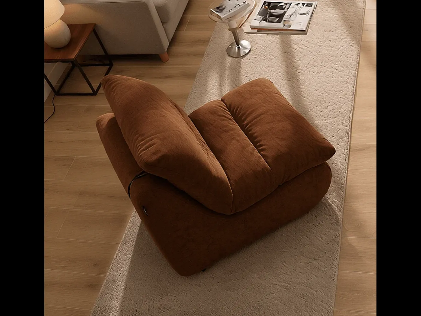 Poltrona Nuvia - chocolate