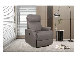 Poltrona reclinável manual TOKIO na cor taupe