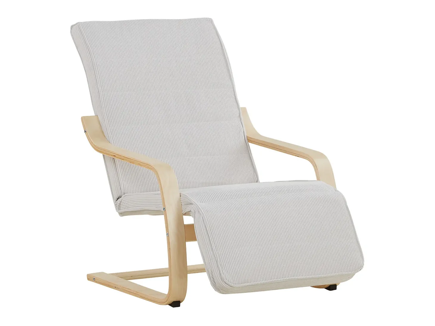 Poltrona reclinável 66,5x94x62,5 cm cinza