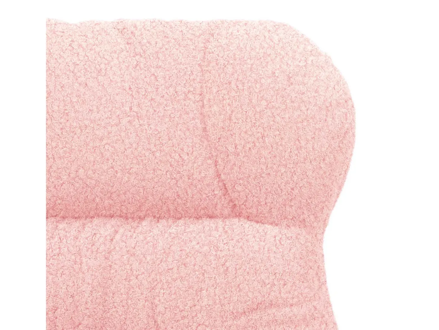 poltrona Rosa 69 x 74 x 93 cm Tecido Sherpa
