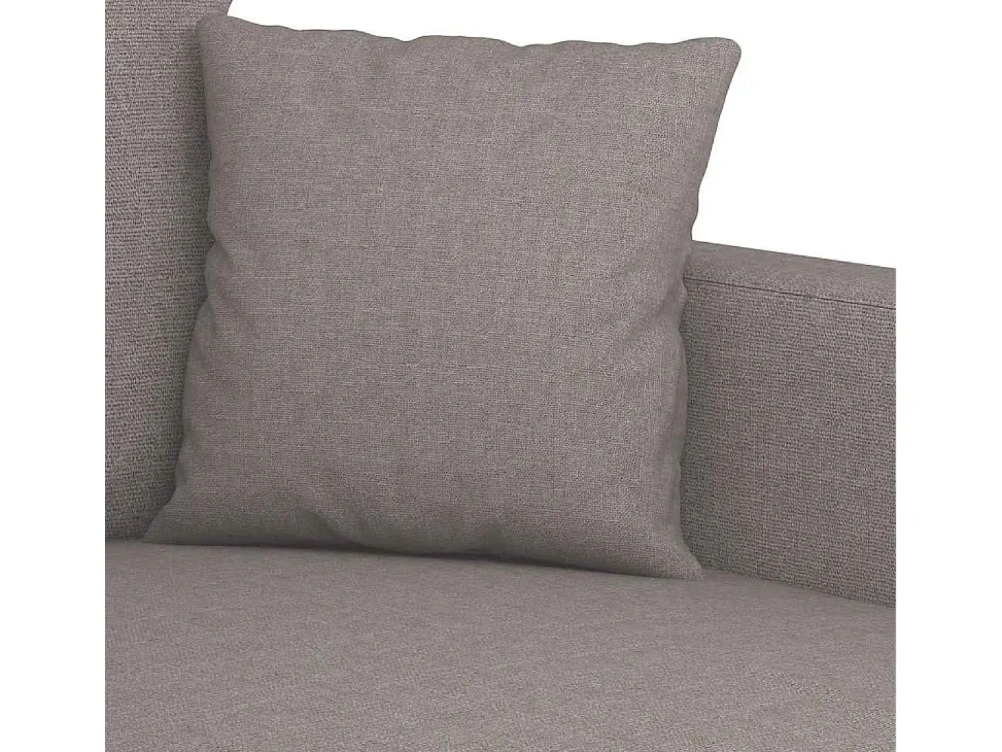Poltrona tecido 60 cm cinzento-acastanhado