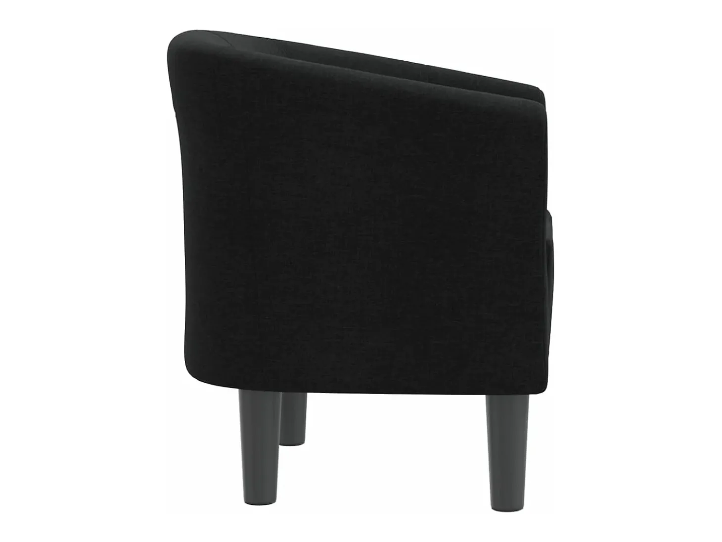 Poltrona tecido preto